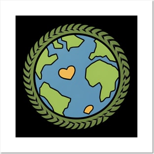 Go Green Planet Earth Posters and Art